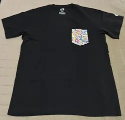 Takashi Murakami x Uniqlo x Doraemon Pocket T Shirt Black Size Large Pre-Owned.