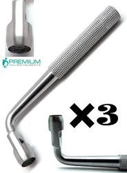 Dental Tissue Punch 8mm (Offset/Curved). Dental punch has a slight cavity at the end so that the tooth to be driven...
