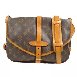 Number : AR0925. SKU Number : 68371 (13) gh. Material : Monogram Canvas, Leather. OUTSIDE: AB: Scuffs, scratches,...