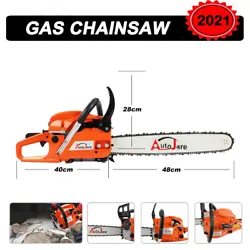 1 x Gas Chainsaw. Aluminum crankcase gasoline. Warm hit: Be sure to know how to use this tool when you using it....