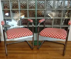 Weiman/Warren Lloyd Pair Of Lucite and Chrome Armchairs MCM Midcentury Modern!  Chairs are in fantastic condition....