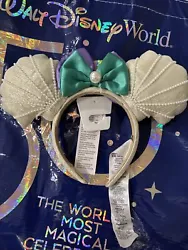 DISNEY PARKS ARIEL “THE LITTLE MERMAID” BAUBLEBAR MINNIE MOUSE EARS HEADBAND NWT. See picturesNo refunds