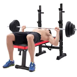 With sturdy non-slip footing for extra safety. 1x Weight Lifting Bench. 5 Adjustable levels fit different degrees of...