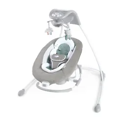 Color: Pemberton. Keep your baby calm and comfortable in this multi-functional swing chair. There are 2 position seat...