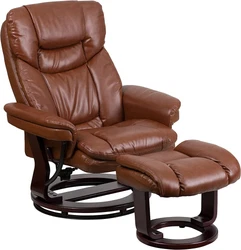 Modify the position of your recliner from upright to full recline with the lever conveniently located just below the...