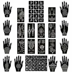 (5)Let you experience exotic and eye-catching henna body art,Self-adhesive stencils are quick to put on and remove....