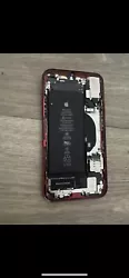 Red Rouge Chassis +vitre Arriere IPhone 11 Camera Batterie D’origine