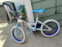Used. For ages 4-7 yrs old. . Daughter grew out of it. Good condition. No problems. Training wheels included. Pick up...