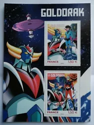 Planche 2 Timbres GOLDORAK GOLDRAKE Édition Limitée NEUF - Limited French Stamps GRENDIZER 2021 NEW