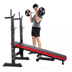 【STRENGTH TRAINING】 : With our multifunctional weight bench, you can efficiently exercise your arms, legs and chest...