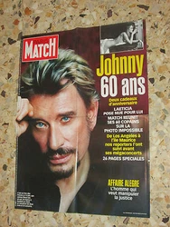 Superbe affiche grand format 78 x 58 cm de la une de PARIS MATCH N° 2820 ( juin 2003 ).