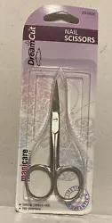 Dream Cut Nail Scissors Surgical Stainless Steel Salon Quality Curved Blades New.