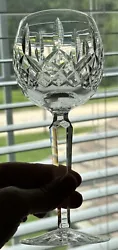 Pattern is LISMORE. Waterford Crystal Hock Wine Glasses. Waterford marked on the bottom. Beautiful, clear Waterford!