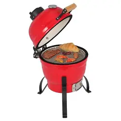 Multiple Cooking Styles The versatile charcoal-fueled grill is able to perform in multiple different ways. The ceramic...