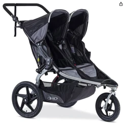 This is a twin stroller.