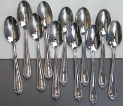 GLOSSY 18/10 STAINLESS STEEL FLATWARE. BEAUTIFUL STAINLESS FLATWARE. GREAT CONDITION HAS BEEN USED MINOR WEAR.