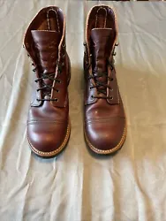 Red Wing 8119 Iron Ranger Oxblood, Firsts. Hardly worn, only spots you can tell they have been worn are the tongue...