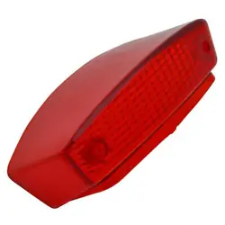 Cabochon de feu arrière type origine neuf, en plastique coloris rouge. SPO Moto Scooter.