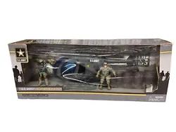 Excite: U.S. Army Helicopter Playset With 2 Soldiers & Accessories NIDSB Sealed.