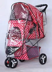 1 x Dog Stroller Cover. -- Durable Snow, water, wind, rain protection. Color:Transparent +Black Line. Im glad to serve...