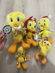 All come with original tags. Angel tweety still works but needs a new battery. Pre-owned. Please see all pictures for...
