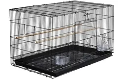 SPACIOUS FLIGHT CAGE: The extra room space design can let 5 to 6 small to medium pet birds, such as your parrots, to...