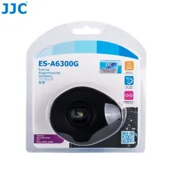 Oeilleton JJC ES-A6300G - Lunettes compatible - Pour Sony a6300, a6000, NEX-6, NEX-7, a6100 - FDA-EP10. Oeilleton de...