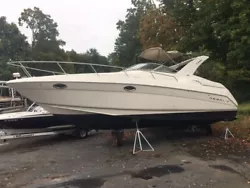 This boat was repossessed back in 2011. NO DRIVES INCLUDED WITH BOAT. Both engines were started up in March of 2021 and...