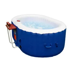Find deep relaxation in your backyard oasis with ALEKOs oval inflatable hot tub. Sip on a refreshing beverage while you...