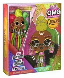 LOL Surprise OMG Queens Sways Fashion Doll with 20 Surprises