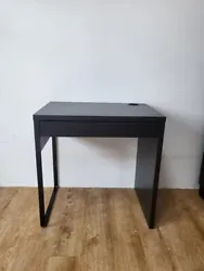 IKEA MICKE Desk, Black Brown, Modern, 28 3/4