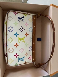 Great condition. Includes box and dustbag. From 2003. Authentic LV multicolor pouchette accessories.