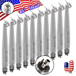 45 degree surgical handpiece, standard head,push button 4Holes. l Air Exhausted Throw at the Back of Handpiece to...