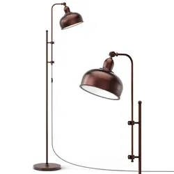 In addition to being used as a floor lamp, you can also adjust the height as needed to turn it into a table lamp. The...