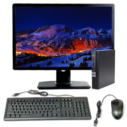 Dell OptiPlex 3040M Mini PC. Monitor: Choose Either a 20 in or 22 in Widescreen LCD! USB Keyboard and Mouse. Your first...