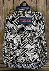 White Geo Flock JSOOTRS70ZY. The padded back panel ensures your complete comfort. Top handle for easy carrying and...