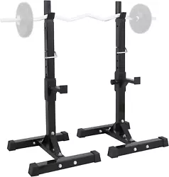 ZENY Adjustable Squat Rack Stand Dumbbell Barbell Stand Rack Weightlifting Stand. Safety Squat Rack-- Non-slip and...