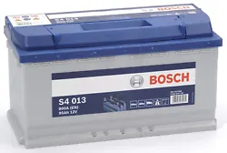 La batterie Bosch S4013 est 100% sans entretien: une fois montée, la batterie est prête à l’emploi. Vous n’avez...