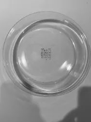 PYREX 209 26 Clear Glass Pie Pan Plate Dish 23 cm Vintage USA.