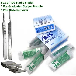 Stainless Steel Scalpel Handles no 3 is used with a wide range of carbon steel or stainless steel blades. Sterile...