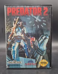 Predator 2- SEGA Genesis. Jeu Predator 2 pour SEGA Genesis NTSC-U/C vendu dans sa boîte avec sa notice dorigine....