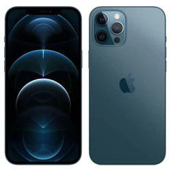 Modèle Apple iPhone 12 pro max 256 Go Bleu.