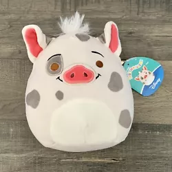 This adorable 6.5-inch Squishmallow features Pua, the beloved pig from Disneys Moana. The plush is brand new with tags...