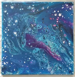 Size of canvas is 10in x 10in.  This painting is hand signed by the artist. Canvas is not sealed, it is raw. Make any...