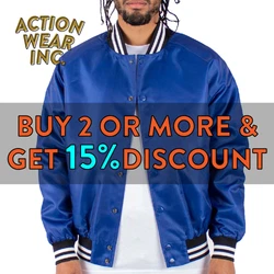 SHAKA MENS VARSITY BOMBER JACKET CASUAL WINDBREAKER SNAP FRONT WATERPROOF JACKET Seller Tips: Shaka Well-Known...