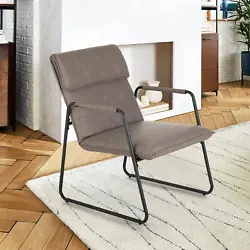 This chair features a padded seat and back upholstered in easy to care soft leather. Add seating to your living room,...