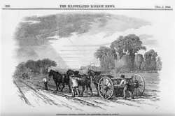 Title: Agricultural pictures - drilling and harrowing. in: The Illustrated London News, 1846. Date Created/Published:...