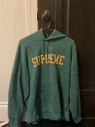 supreme green hoodie.
