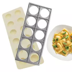 The 12-cavity ravioli maker press will form 12 plump, perfectly cut, delicious ravioli bursting with flavor. The...