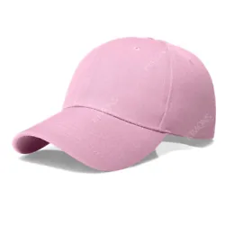 Visor Loop Plain Baseball Cap Solid Color Blank Curved Visor Hat Adjustable. 20% Wool 80% Acrylic. Stylish look and...